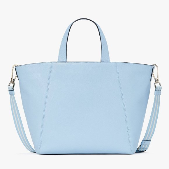 New Kate Spade Rosie Satchel Pebbled Leather Celeste Blue - Picture 5 of 5